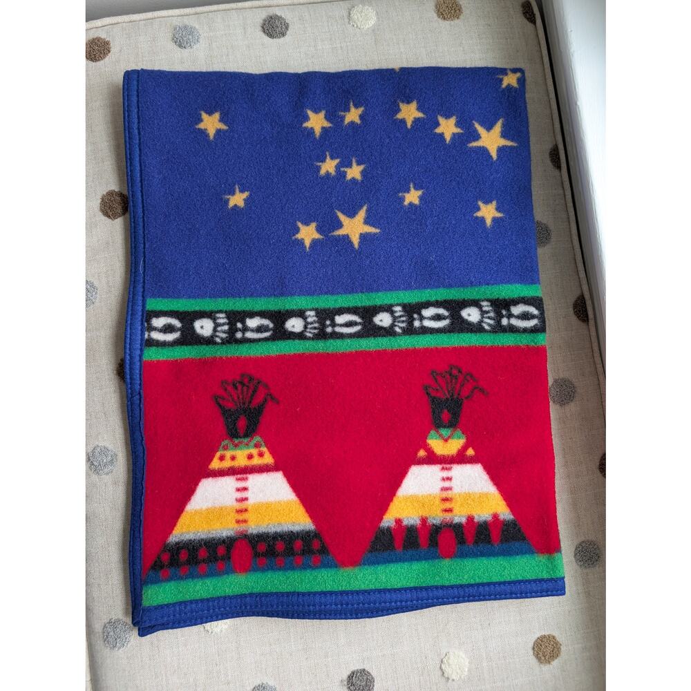 NWT Pendleton Beaver State Chief's Road Crib Blanket Lap Blanket Retired 32"x43"